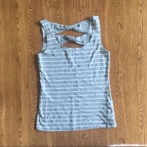 Garage Tank Top with Bow detail back.